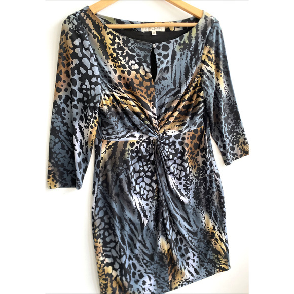 Evan Picone Animal Print Dress - - Picture 2 of 4